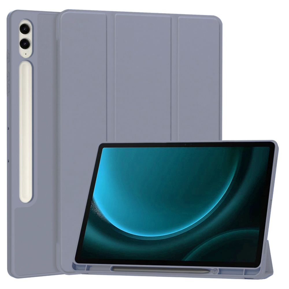 Levně Techsuit Flex Trojitý Držák Pera Samsung Galaxy Tab S9 FE Plus Fialový