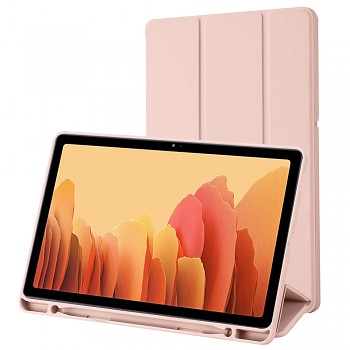 Techsuit Flex Trifold s držákem tužky Tab A7 10.4 Růžový