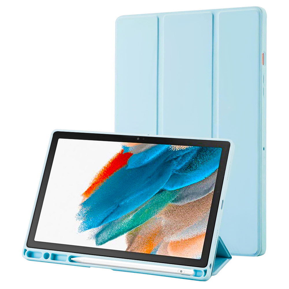 Techsuit Flex Trifold s držákem Samsung Tab A8 10.5 Modrá