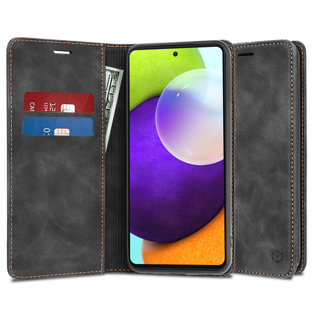 Levně Techsuit Pohodlný kryt Samsung Galaxy A52 4G A52 5G A52s 5G Černý