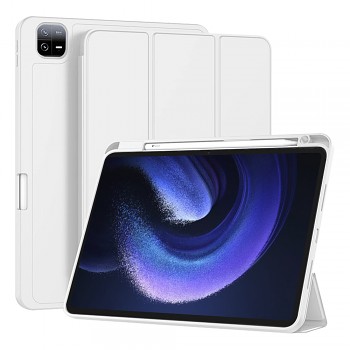 Techsuit Flex Trifold s držákem tužky Xiaomi Pad 6 6 Pro Šedý