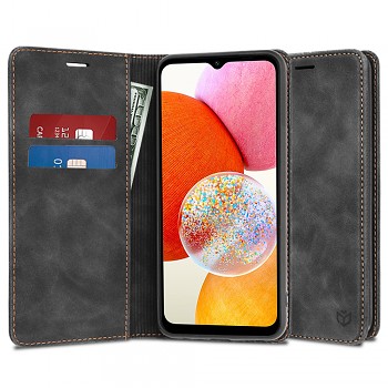 Techsuit Pohodlný Kryt Samsung Galaxy A14 4G A14 5G Černý