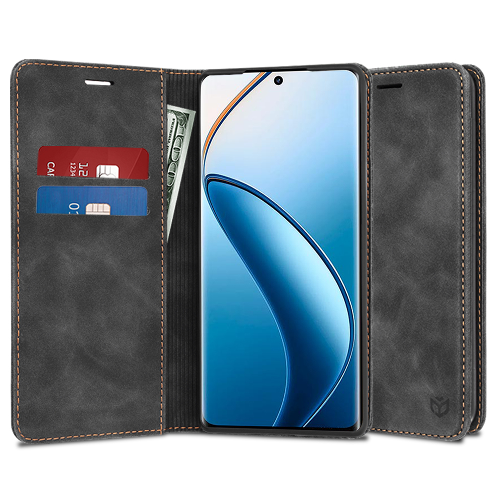 Levně Techsuit Pohodlný kryt Realme 12 Pro 12 Pro+ Černý