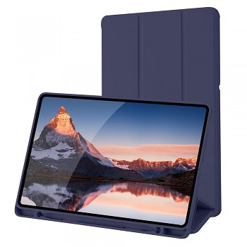 Techsuit Flex Trifold s držákem tužky Samsung Tab S6 Lite Tmavě modrá