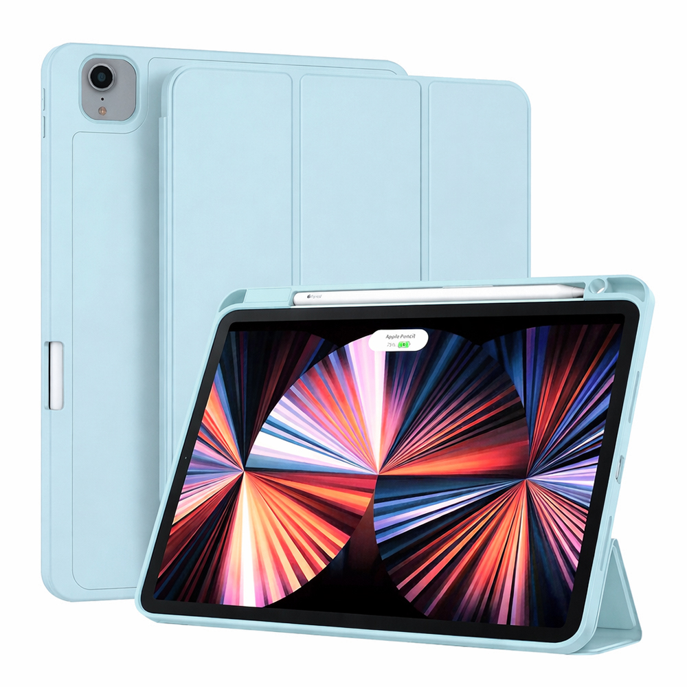 Levně Techsuit Flex Trifold držák tužky iPad Pro 11 Nebesky modrá