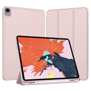 Techsuit Flex Trifold s držákem tužky iPad Pro 12.9 Růžový