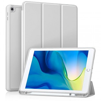 Techsuit Flex Trifold s držákem na tužku iPad 10.2 Šedá