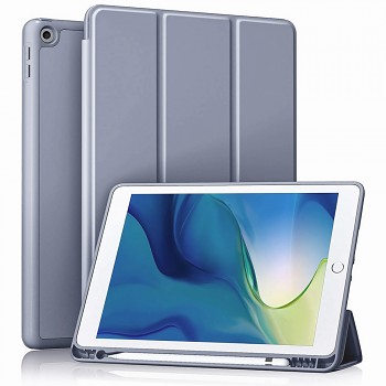 Techsuit Flex Trifold s držákem na tužku iPad 10.2 Fialové