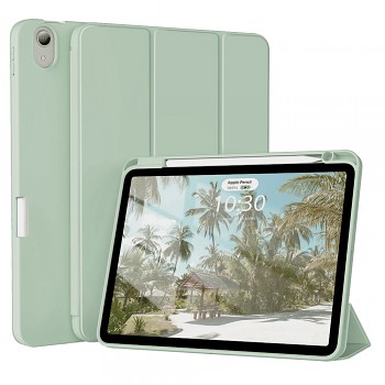 Techsuit Flex Trifold s držákem tužky iPad Air 4 Air 5 Matcha zelená