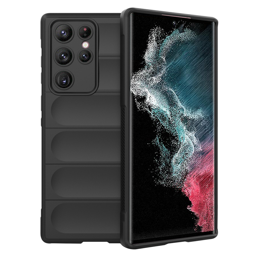 Levně Techsuit Kouzelný Štít Samsung Galaxy S22 Ultra 5G Černý