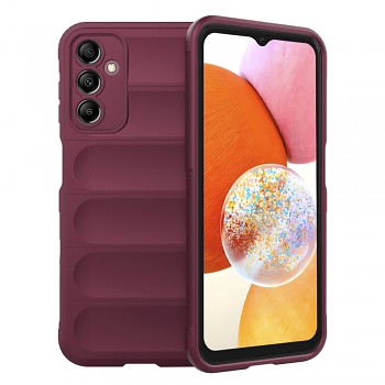 Techsuit Kouzelný štít Samsung Galaxy A14 4G A14 5G Bordó