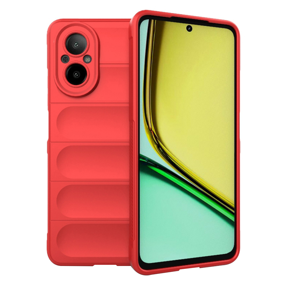Techsuit Kouzelný štít Realme C67 4G Červený