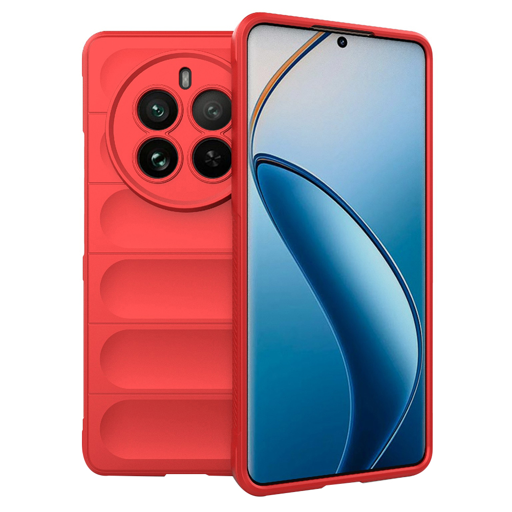 Levně Techsuit Magic Shield Realme 12 Pro 12 Pro+ Červený