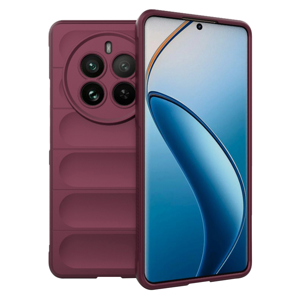 Techsuit Magic Shield Realme 12 Pro 12 Pro+ Bordeaux