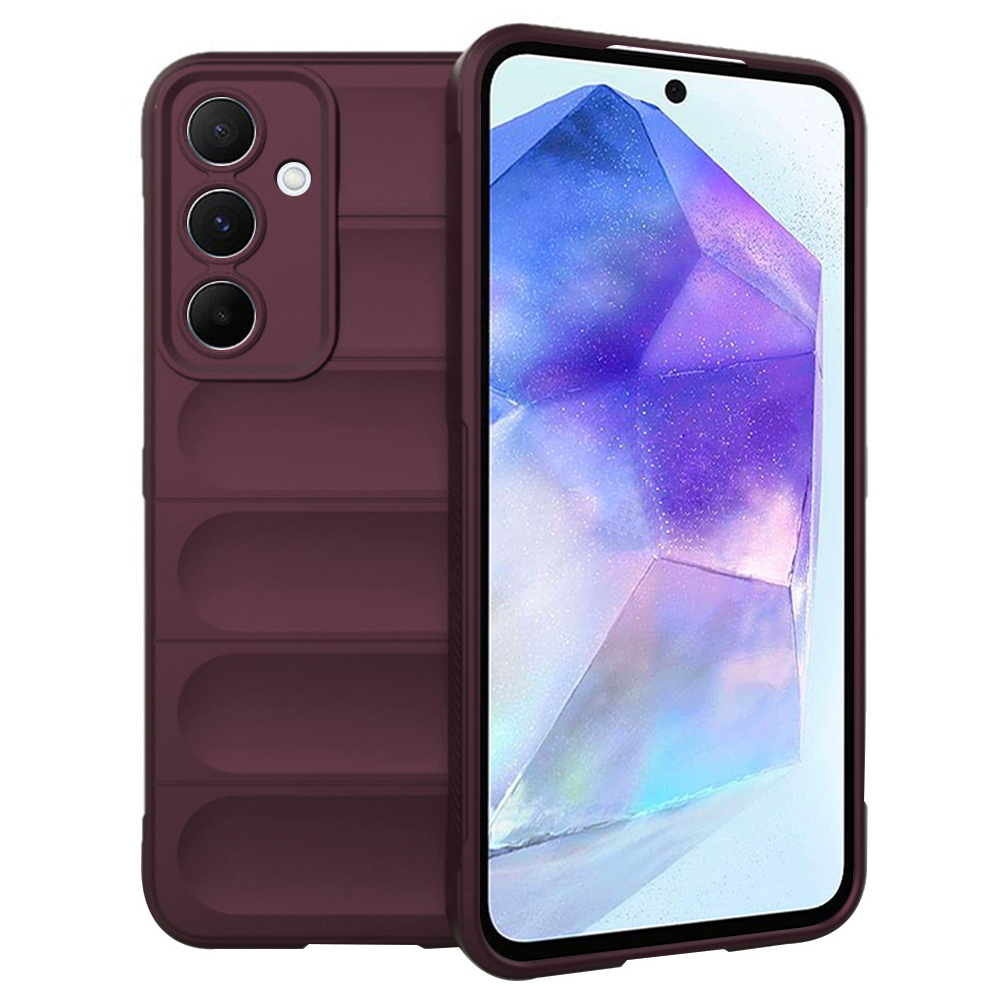 Levně Techsuit Kouzelný štít Samsung Galaxy A55 5G Bordeaux
