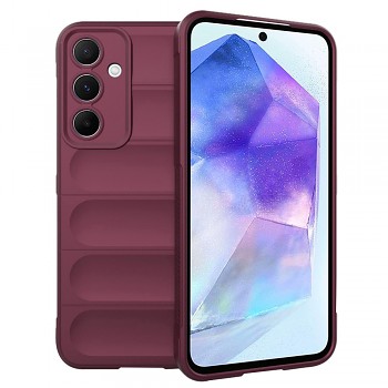 Techsuit Kouzelný štít Samsung Galaxy A55 5G Bordeaux
