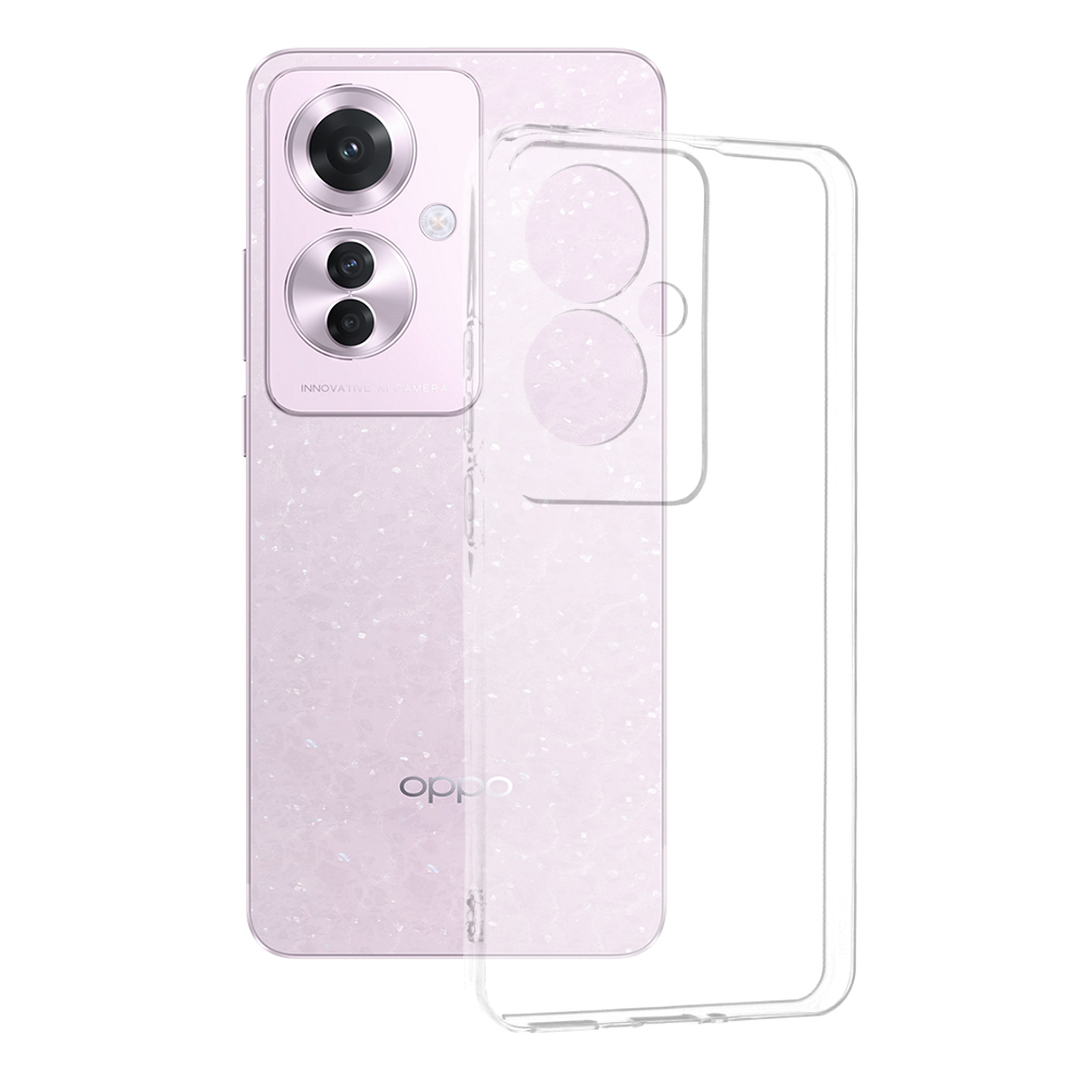 Techsuit Čirý silikon Oppo Reno11 F