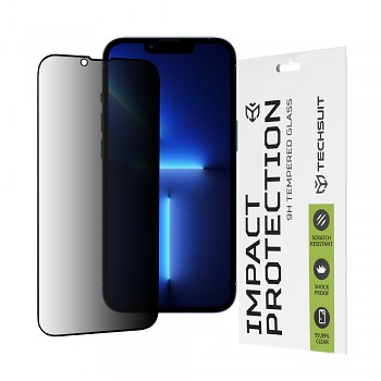 Techsuit 111D Privacy Full Glue iPhone 13 Pro Max 14 Plus Černé