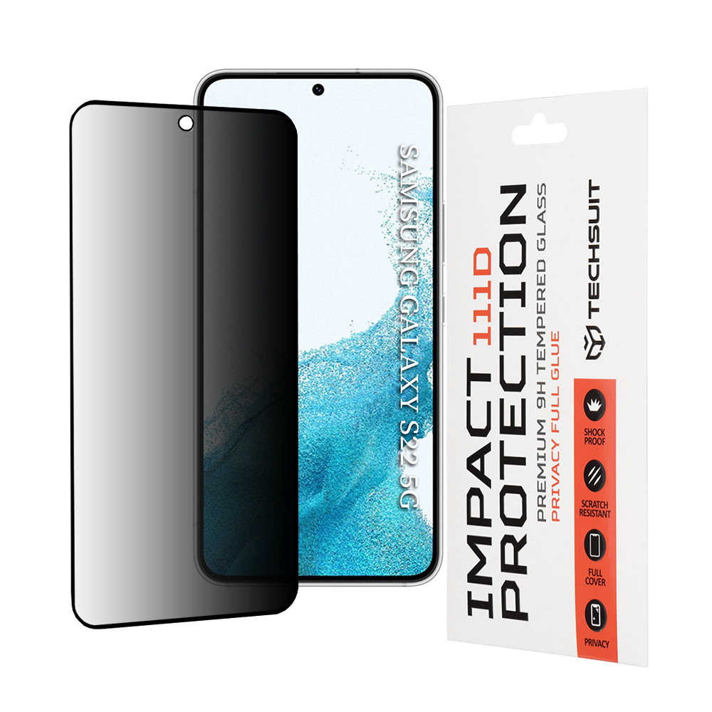 Techsuit 111D Privátní Samsung Galaxy S22 5G S23 Černá