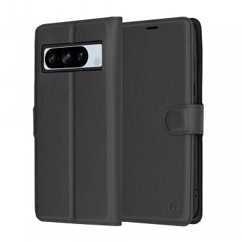 Techsuit Kožené pouzdro Google Pixel 8 Pro Černá