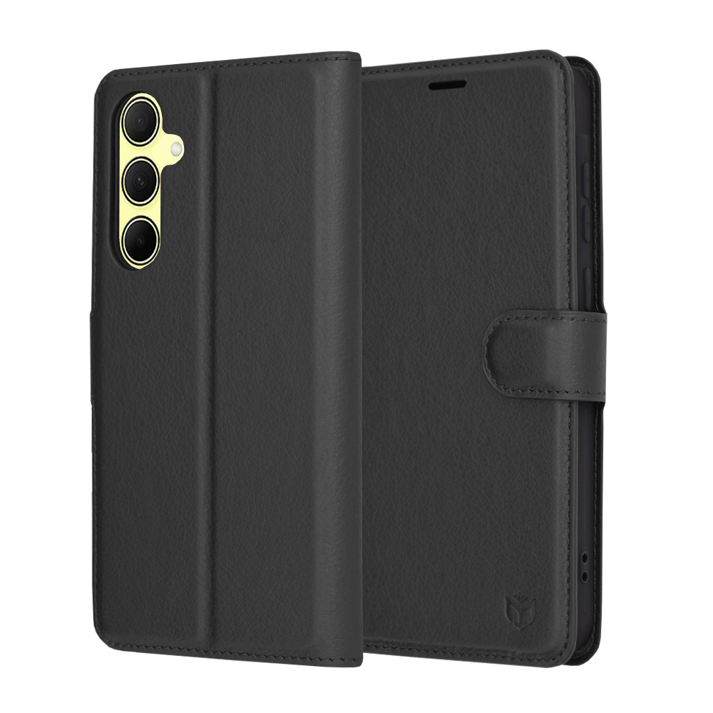 Levně Techsuit Kožené pouzdro Samsung Galaxy A35 5G Black