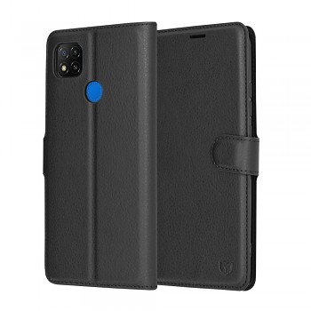 Techsuit Kožené pouzdro Xiaomi Redmi 9C Redmi 9C NFC Černé