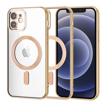 Techsuit Luxusní Křišťál MagSafe iPhone 12 Gold