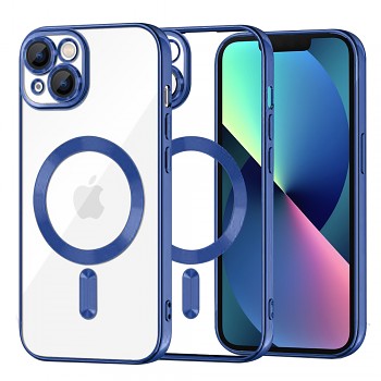 Techsuit Luxusní Křišťálový MagSafe iPhone 13 Tmavě modrý