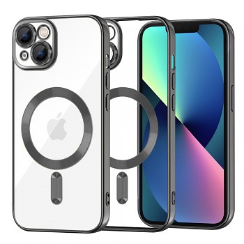 Techsuit Luxusní Křišťálový MagSafe iPhone 13 Černý