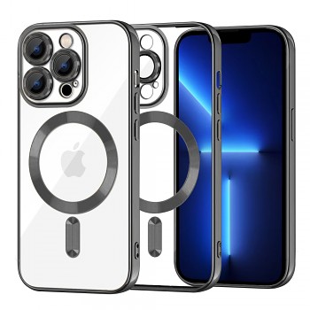 Techsuit Luxusní Krystal MagSafe iPhone 13 Pro Max Černý