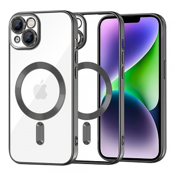 Techsuit Luxusní Křišťálový MagSafe iPhone 14 Plus Černý