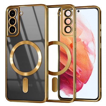 Techsuit Luxury Crystal MagSafe Samsung Galaxy S21 5G Gold