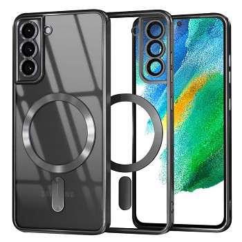 Techsuit Luxusní Křišťálový MagSafe Samsung Galaxy S21 FE 5G Černý