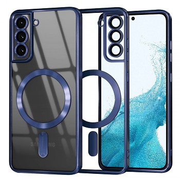 Techsuit Křišťál MagSafe Samsung Galaxy S22 5G Tmavě modrá