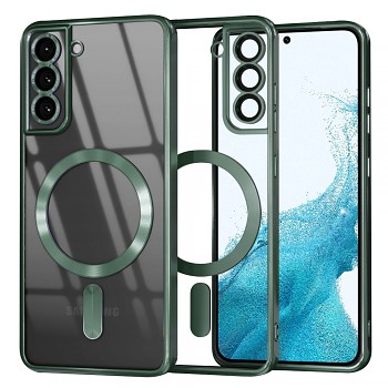 Techsuit Křišťálový MagSafe Samsung Galaxy S22 5G Zelený