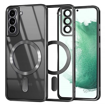 Techsuit Luxusní Křišťálový MagSafe Samsung Galaxy S22 Plus 5G Černý