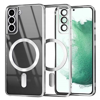 Techsuit Krystal MagSafe Samsung Galaxy S22 Plus 5G Stříbrný
