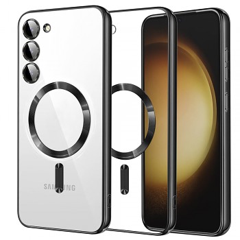 Techsuit Luxusní Křišťálový MagSafe Samsung Galaxy S23 Plus Černý