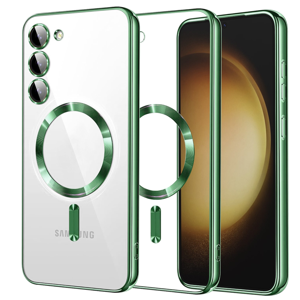 Levně Techsuit Luxusní MagSafe Samsung Galaxy S23 Plus Světle zelený