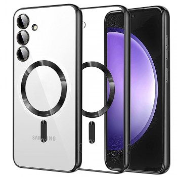 Techsuit Luxusní Křišťálový MagSafe Samsung Galaxy S23 FE Černý