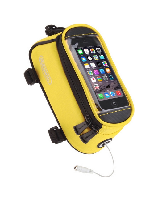 Pouzdro Roswheel pro mobilní telefon na kolo žluté 5,5''