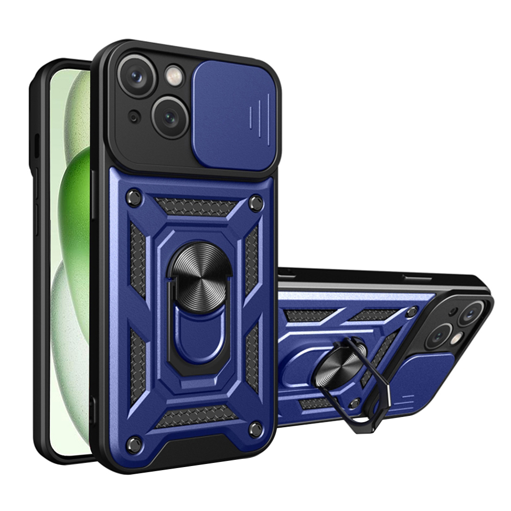 Levně Techsuit řada CamShield iPhone 15 Plus modré