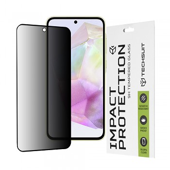 Techsuit 111D Privacy sklo Samsung Galaxy A35 5G A55 5G Černé