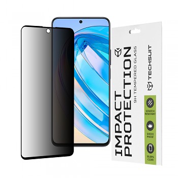 Techsuit 111D Privacy Full Glue Honor X8a X8 4G černá