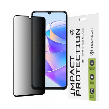 Techsuit 111D Privátní celoplošné sklo Honor X7a Černé