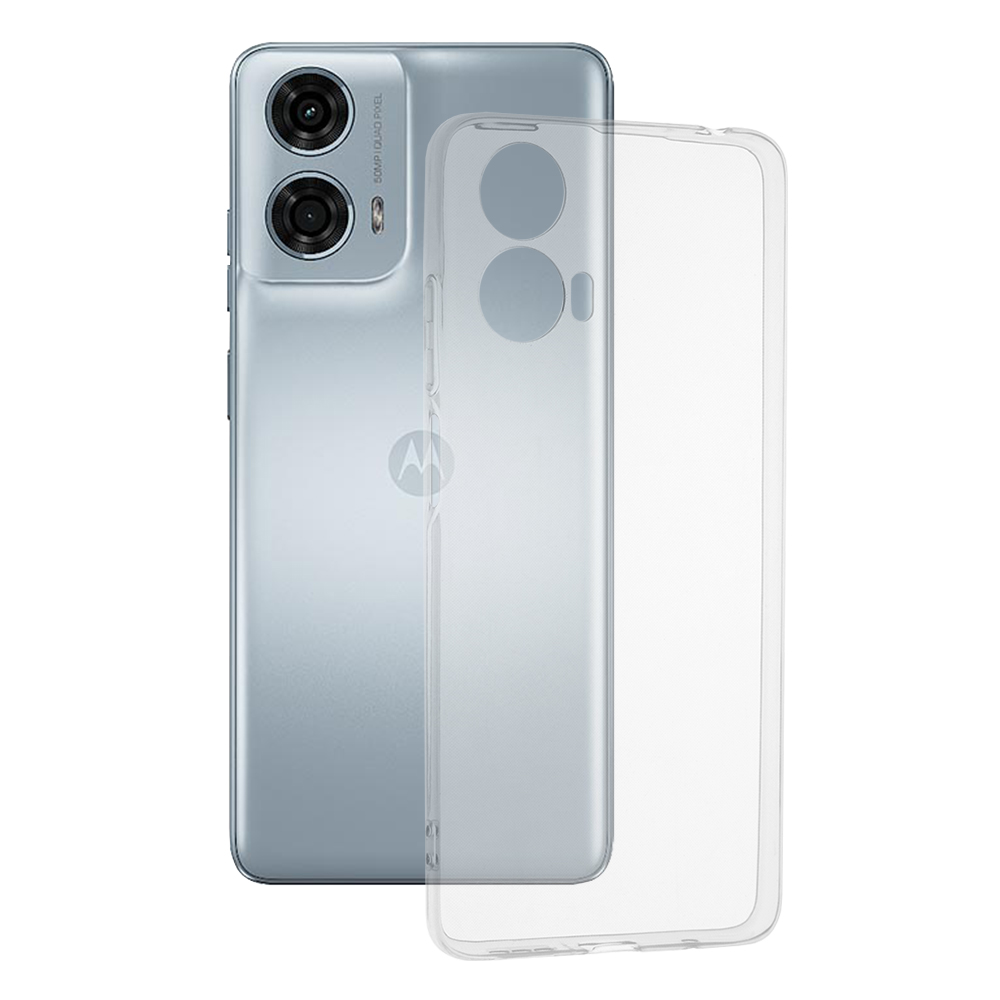 Levně Techsuit Průhledný silikon Motorola Moto G24 Power
