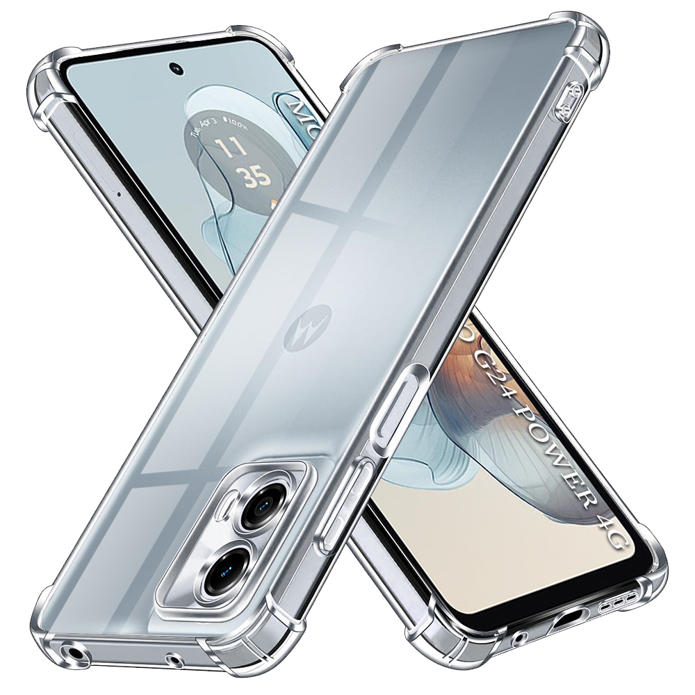 Levně Techsuit Nárazuvzdorný silikon Motorola Moto G24 Power Clear