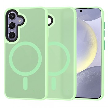 Techsuit HaloFrost MagSafe Series Samsung Galaxy S24 Plus Světle zelená