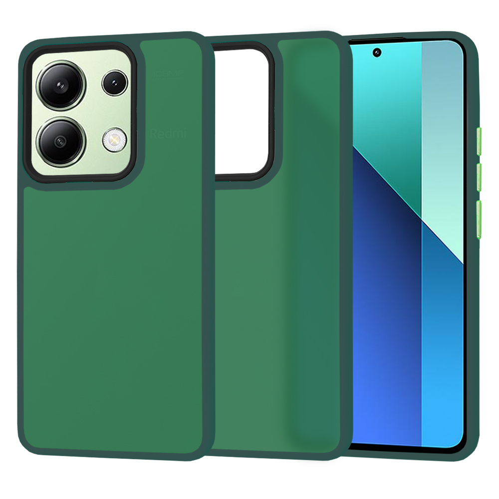 Levně Techsuit HaloFrost Řada Xiaomi Redmi Note 13 4G Půlnoční zelená