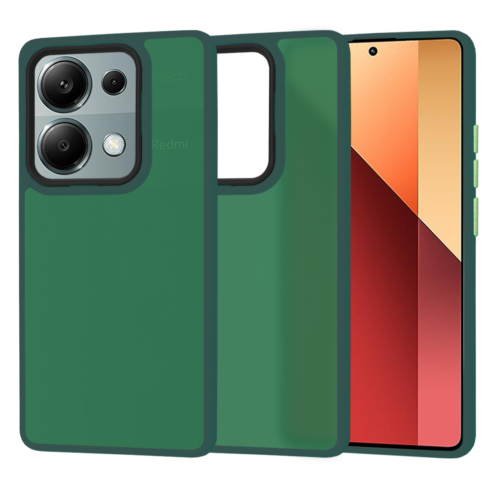 Levně Techsuit HaloFrost Series Xiaomi Redmi Note 13 Pro 4G Poco M6 Pro 4G Půlnoční zelená